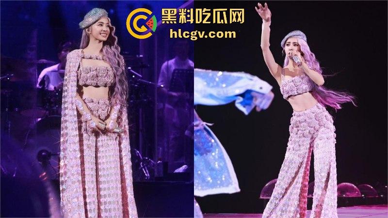 “地才就是地才！完美”蔡依林演唱会漏点 紫色连体衣惊现大尺度造型 三点全露 性感爆棚！-12