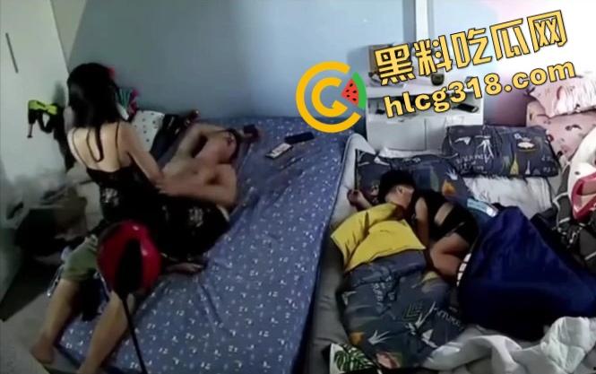 监控流出美少妇午休主动骑上丈夫要公粮，结果他睡得像死猪，儿子翻身险些撞上，枕边风都吹不醒的男人！-7